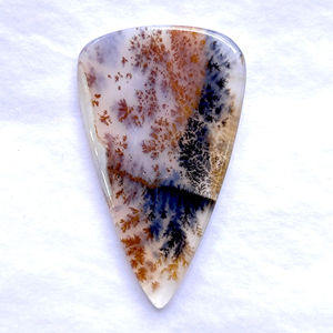 Cabujón de ágata de musgo dendrítico 100%, Natural ágata dendrítica, piedras preciosas sueltas, Ágata semipreciosa curativa para la fabricación de joyas - Product Image 1