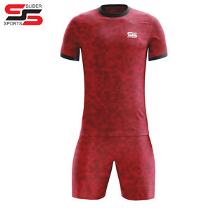 Usine en gros personnalisé uniforme de football pas cher prix maillot de football noir vêtements de football ensemble Football Kit d'entraînement entièrement personnaliser - Product Image 4