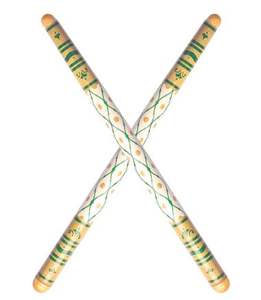 Pair of <b>Dandiya</b> <b>Sticks</b> for Navaratri Festival Marriage Durga Puja Dance Garba Celebration for Diwali Occasions - Product Image 5