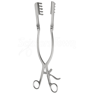 Écarteur chirurgical émoussé d'acier inoxydable de la broche 4x5 12 pouces pour des procédures générales et neurochirurgicales - Product Image 1
