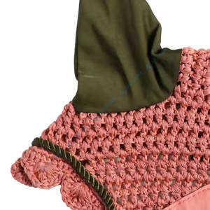 Bonnet d'oreille de cheval équestre avec tissu respirant et garniture élégante pour le spectacle et l'équitation quotidienne Bonnet d'oreille de cheval - Product Image 4