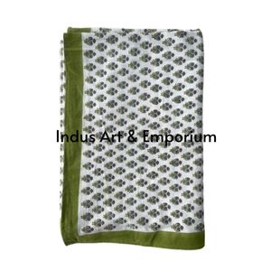 Fabrication de couvre-table en coton imprimé bloc à main, tablier, ensembles de tapis, chemin, dessous de plat, serviettes et torchon - Product Image 5