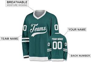 2025 maillot de Hockey sur glace personnalisé de haute qualité Sublimation uniforme vêtements de Hockey sur glace - Product Image 2