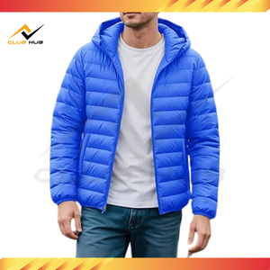 Chaqueta acolchada ligera al por mayor de alta calidad de último diseño con capucha fabricante de prendas de vestir exteriores resistentes al agua en Pakistán - Product Image 3