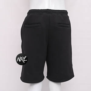 Venta al por mayor de algodón personalizado cordón entrenamiento gimnasio correr negro estampado joggers Athletic Fitness secado rápido verano streetwear shorts - Product Image 2