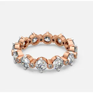 Anillo Fino con Corona de Diamantes Aurora - Product Image 2