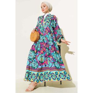 Robe boutonnée à motifs menthe - Product Image 3