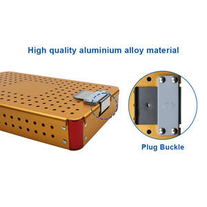 Contenedor de Esterilización de Doble Capa de Aleación de Aluminio para Autoclave Med Innovations, para Almacenar Instrumentos Quirúrgicos y Médicos - Product Image 6