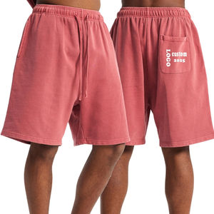 <b>Men's</b> Anti-Wrinkle Hot Solid Vintage Summer <b>Shorts</b> with Heat-Transfer Printing Fashion Trendy High Quality Quick Dry - Product Image 1