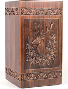 โกศไม้ทำมือสำหรับงานศพและฝังศพผู้ใหญ่ พร้อมโลโก้สั่งทำในราคาประหยัด - Product Image 4