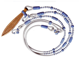 ROYAL INTERNATIONAL - Riendas Western Romel de Diseño Inteligente, Color Castaño, para Equitación, Hechas a Mano con Cuero Crudo Trenzado - Product Image 2