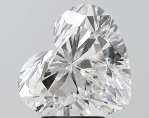 4.00 CT Heart CUT IGI ได้รับการรับรอง D-Color Lab ที่ปลูกด้วยเพชรแบบหลวม VVS-VS-ความคมชัด CVD ห้องปฏิบัติการปลูกเพชร - Product Image 1