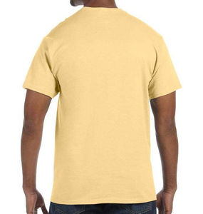 เสื้อยืดผ้าฝ้ายถักแบบทางการสำหรับผู้ชาย ออกแบบได้ตามต้องการ - เนื้อผ้านุ่มสบาย เหมาะสำหรับงานแบรนด์และสวมใส่ในชีวิตประจำวัน - Product Image 4