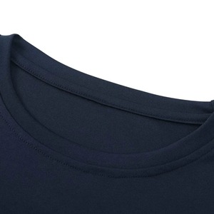 Camisetas personalizadas de manga corta de color para hombre, ropa de verano 100% de algodón con cuello alto, ropa de gimnasio de alta calidad, camisetas informales en blanco para hombre - Product Image 3