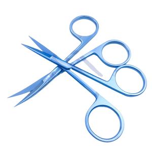 Tijeras de puntada oftálmica con certificación CE, instrumento quirúrgico cosmético Manual para cirugía ocular, pinzas de acero inoxidable - Product Image 1