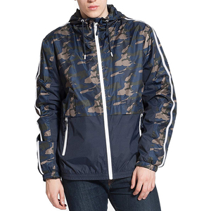 Venta al por mayor de chaquetas personalizadas de talla grande para hombre, cortavientos de invierno con cuello levantado de nailon liso, procesamiento recubierto de bombardero satinado - Product Image 3