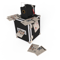 Machine Photobooth Miroir Magique DSLR pour Mariages avec Imprimante, Kiosque Selfie Commercial pour Centres Commerciaux