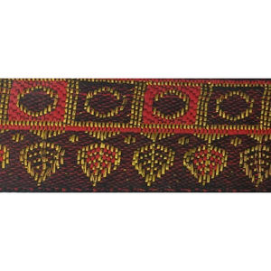 Narrow Embroidery Trimming Polyester Jacquard Webbing Lace <b>Ribbon</b> for African DIY Garment Accessory - Product Image 3