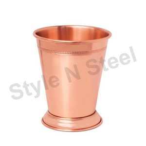 Julep Cup Argent Couleur Acier Inoxydable Argent Menthe Julep Cup Argent Plaqué Mojito Julep Cup Avec Tuyau Et Brosse Propre - Product Image 1