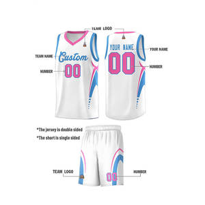 Maillot de basket-ball personnalisé réversible sublimé pour hommes livraison rapide vêtements de sport en polyester BSCI shorts d'uniforme de basket-ball pour hommes - Product Image 2