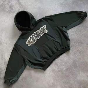 เสื้อมีฮู้ดลาย DTG วินเทจเสื้อมีฮู้ดลายซีดจางโอเวอร์ไซส์ - Product Image 3