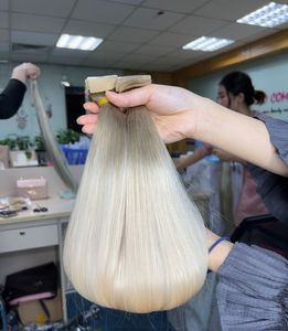 La mejor calidad SDD Virgin Straight Top Remy Extensiones de cabello Precio al por mayor Cinta de cabello humano de trama única en Ins - Product Image 5