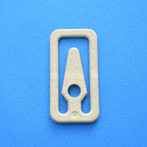 Clip d'emballage de chemise en plastique à base biologique écologique de haute qualité couleur de balle de riz 33x17mm 500 pièces/sac accessoires de vêtement VNB - Product Image 1