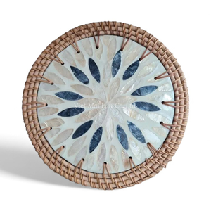 Mantel Individual de Nácar Económico con Ratán para Suministro de Fabricación a Granel desde Vietnam - Product Image 1