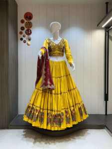 Traje Tradicional Chaniya Choli Laxmi de Alta Calidad, Superventas 2025, Tela de Algodón Jaam Puro, Dupatta de Algodón Puro, Pallu Pesado - Product Image 6