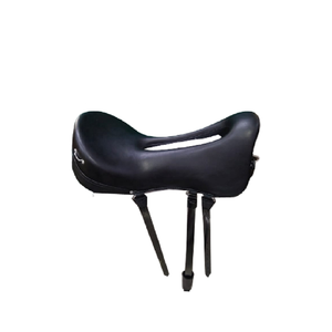 Fibre Tree - Selle de cheval confortable en cuir véritable - Légère et