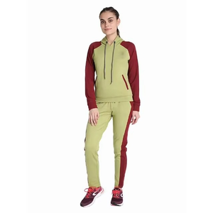 Ensemble de survêtement en molleton pour femme, taille XL, de haute qualité, respirant, avec logo brodé, imprimé, avec capuche, en strass, uni - Product Image 1