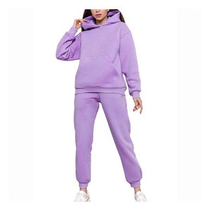 Survêtements de sport thermiques d'hiver pour hommes, de haute qualité, personnalisés, coupe ajustée, avec fermeture éclair, à capuche, 100% coton, effet délavé - Product Image 1