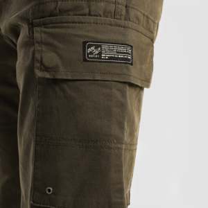 Trek Printed Cargo <b>Joggers</b> 100% Cotton <b>Slim</b> Fit Hiking Pants Zipper Decoration Dark Colored Wash Available Sizes XL 6XL Olive - Product Image 5