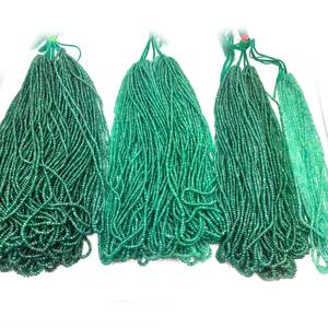 Cuentas de Esmeralda Zambiana Verde Natural Más Vendidas, 3-4 mm, Lisas, Redondas, Piedras Preciosas, Cuentas de Piedras Preciosas Genuinas para Joyería - Product Image 2