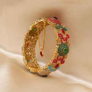 Wholesale Indian Style Churiya <b>Bangle</b> <b>Set</b> Wedding Latest Design Silver Plated Pearl Trendy Women's Jewelry Handmade <b>Bangles</b> - Product Image 6