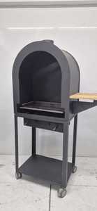 DORELLO Gril de four à barbecue en métal roulant au design moderne - Product Image 4