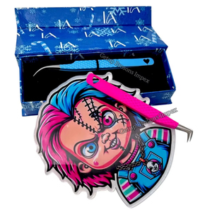 Latest Quality Sustainable Acrylic Halloween <b>Lash</b> Tile With Magnet For Eyelash <b>Extension</b> Tweezers Custom <b>Lash</b> Tile Available - Product Image 1