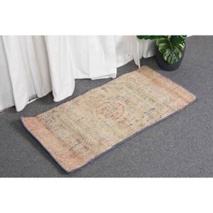 Alfombra turca Vintage de 140cm X 270cm, Alfombra de lana de retales de tejido plano marrón Beige para decoración de sala de estar, látex de 4m de ancho - Product Image 3