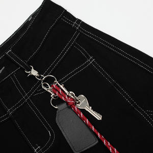 Pantalones Cortos de Pierna Ancha para Hombre, de Algodón, Transpirables, de Secado Rápido, Estilo Británico Informal de Verano, Cintura Media, Color Sólido, con Botones - Product Image 5