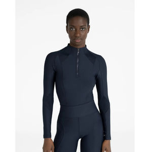 Haut d'équitation élégant pour femmes, léger, respirant, évacuant l'humidité, tissu extensible athlétique, entraînement d'équitation - Product Image 4