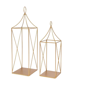 Atractivo candelabro colgante de Metal de hierro rojo para el hogar y el Hotel decoración de Navidad linternas gran oferta suministros decorativos - Product Image 2