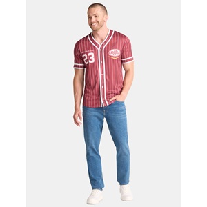 ชุดเครื่องแบบเบสบอลลายทางพิมพ์โลโก้ตามสั่งปักเสื้อเจอร์ซีย์เล่นซอฟต์บอลออกแบบได้ตามต้องการ - Product Image 1