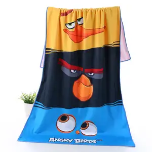 printed peacock mandala round beach towel