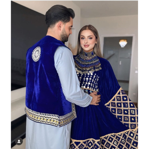 ชุดชนเผ่ากุชชีอัฟกันแบบยิปซี ประดับพู่ งานฝีมือ ปักลายลูกไม้โบราณ งานฝีมืออัฟกัน สไตล์โบฮีเมียน ผ้าซาตินโพลีเอสเตอร์ 100% - Product Image 3