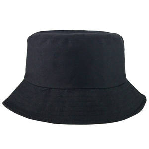 Chapeau seau ensoleillé de pêcheur uni avec broderie et impression de logo personnalisé pour adultes et enfants mode estivale pour la pêche décontractée - Product Image 4