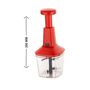 High Quality Plastic PP Transparent Container New Arrival Veggie Vegetable Slicer Cutter And Push Chopper Hand Onion Chopper