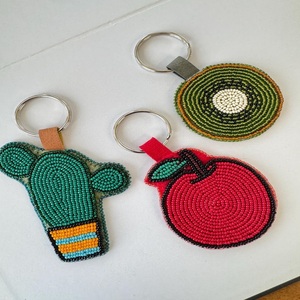 Luxury Handmade Beaded <b>Bag</b> Charm Accessories Custom Seed Beads Embroidery <b>Bag</b> Charm Design - Product Image 4