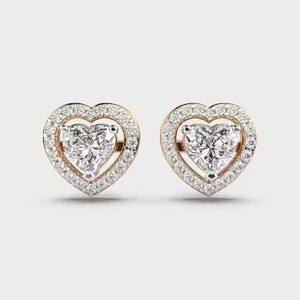 Pendientes de Diamantes Solitarios Clásicos de 18k, Elementos Atemporales para Cualquier Colección de Joyas, Disponibles en Grandes Cantidades - Product Image 1