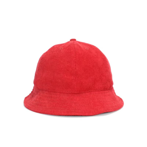 Chapeau seau en velours côtelé 6 panneaux unisexe personnalisé de haute qualité Chapeau d'extérieur brodé rouge pour un usage décontracté et quotidien pour la pêche - Product Image 3