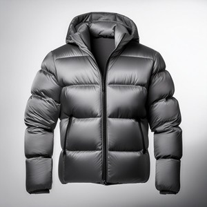 OEM diseño personalizado hombres Streetwear chaqueta Puffer engrosamiento burbuja abrigos primavera temporada impresa impermeable a prueba de viento - Product Image 2